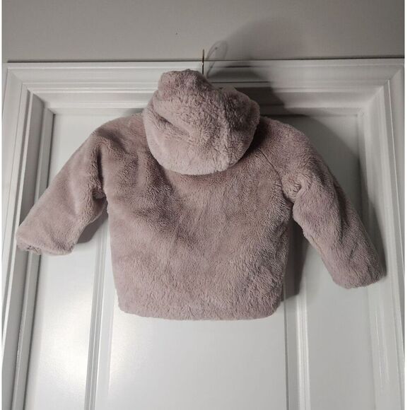 Live & Lottie Toddler Reversible Faux Fur Puffer Jacket – Size 4T - Picture 2 of 4